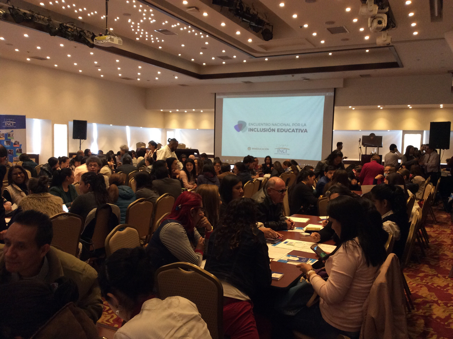 En el marco del Encuentro Nacional por la Inclusión Educativa celebrado en la ciudad de Bogotá