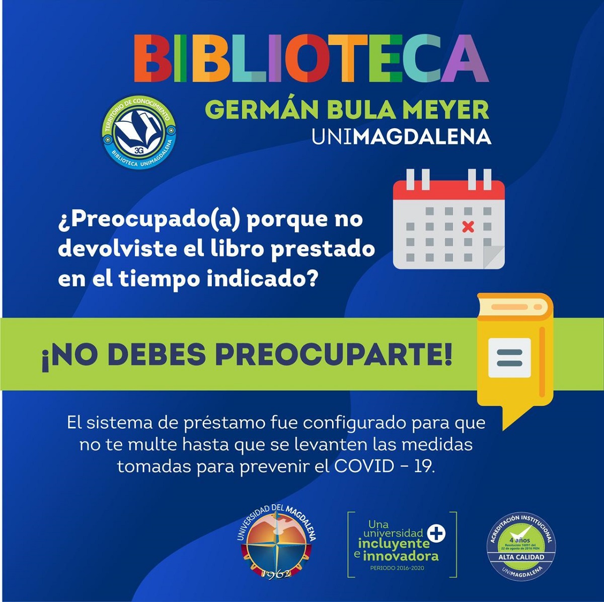 UNIMAGDALENA pone a disposición Biblioteca On Line las 24 horas