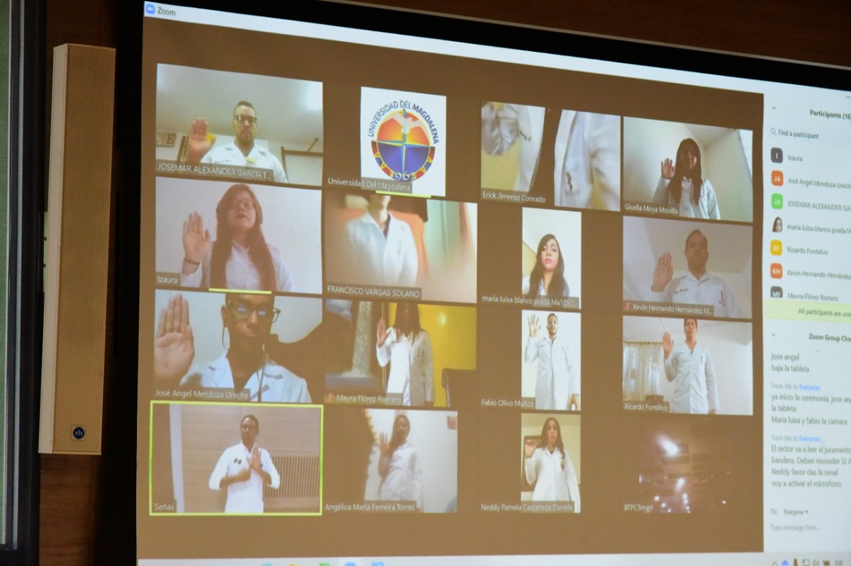 UNIMAGDALENA graduó a 13 nuevos médicos