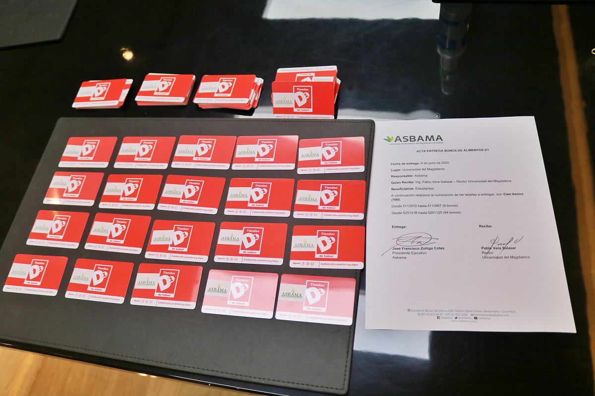 Con $10.000.000 en bonos de mercados, ASBAMA se sumó al Fondo Solidario de UNIMAGDALENA