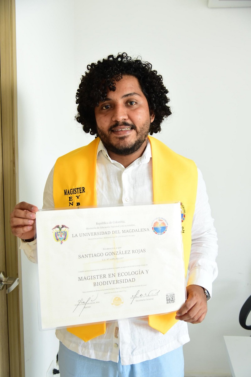 UNIMAGDALENA graduó a su primer Magíster en Ecología y Biodiversidad