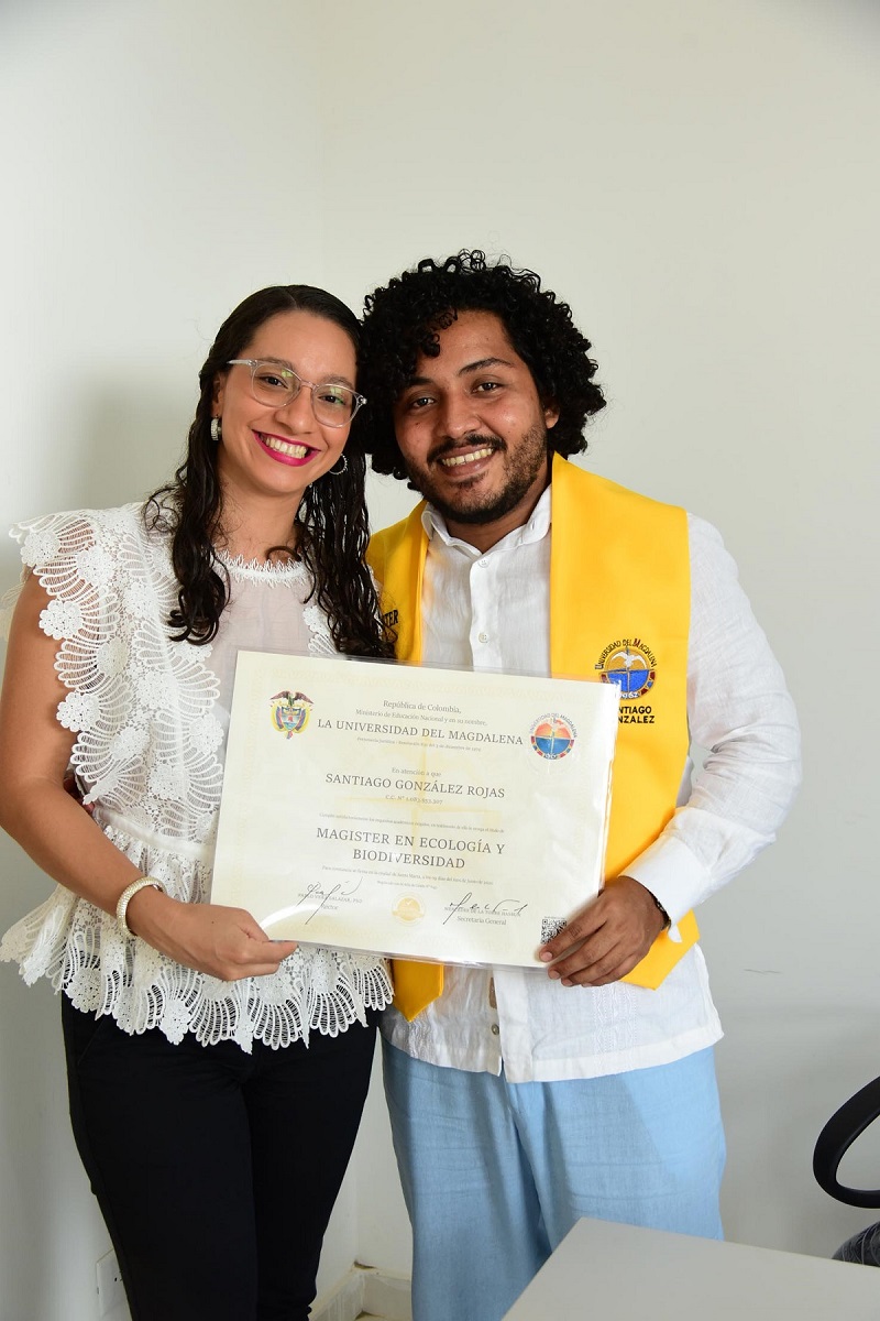 UNIMAGDALENA graduó a su primer Magíster en Ecología y Biodiversidad