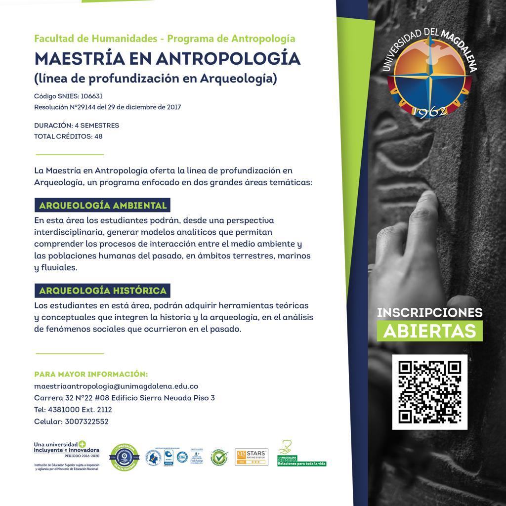 UNIMAGDALENA ofrece el estudio de la arqueología en la Maestría en Antropología