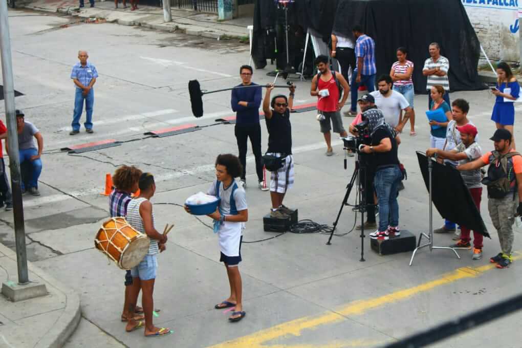 Grabaciones en el barrio Pescaíto