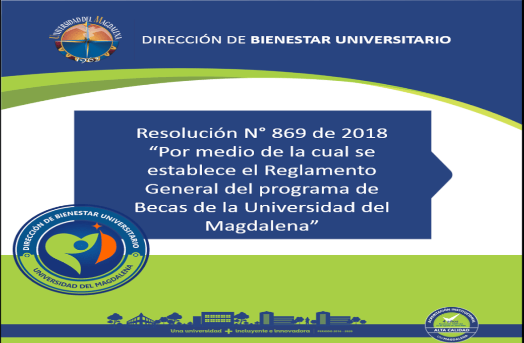 Resolución N° 869 de 2018