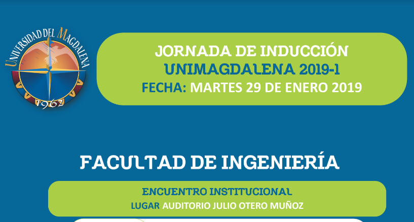 Inducción estudiantes de primer semestre 2019-I