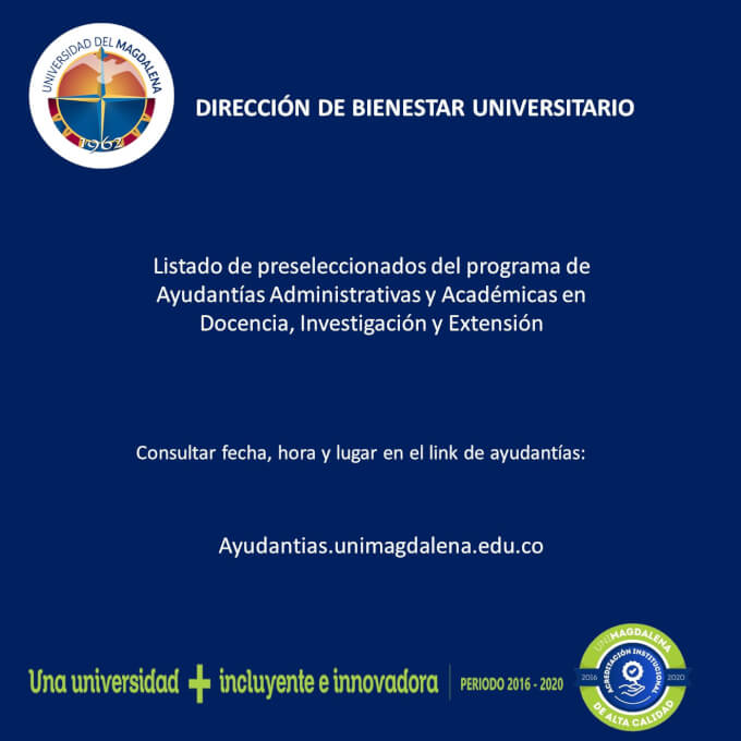 Listado de preseleccionados