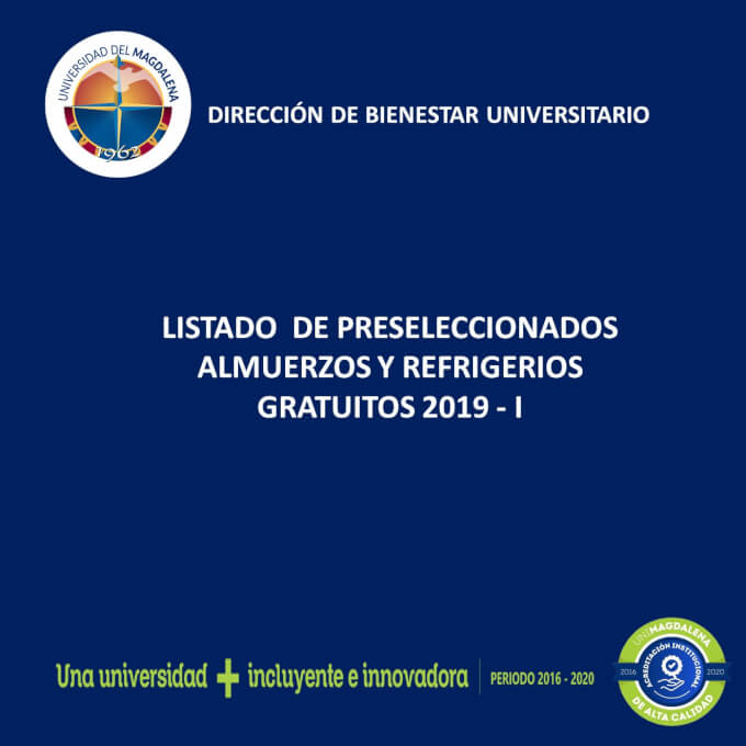 Listado de preseleccionados