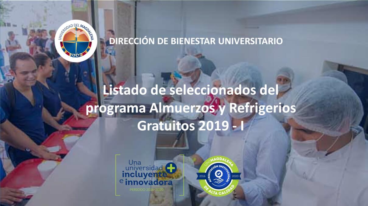 Listado de seleccionados