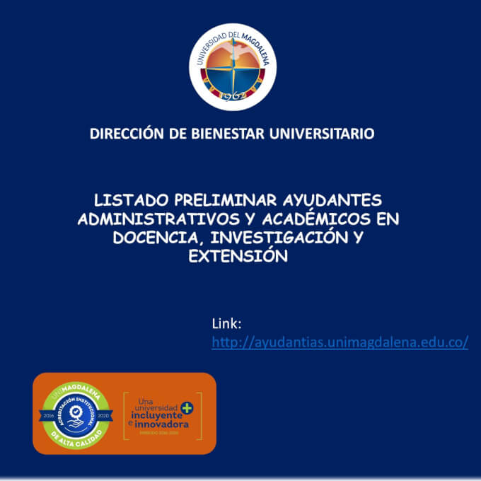 Listado preliminar