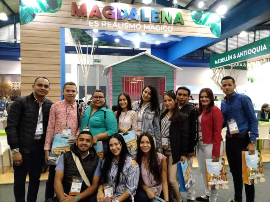 Estudiantes de UNIMAGDALENA disfrutaron la vitrina turística Anato