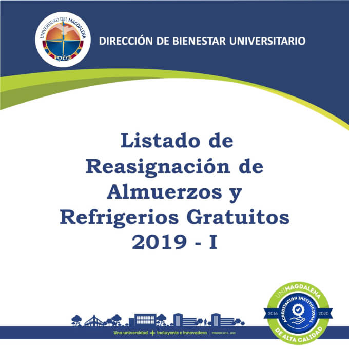 Listado reasignación