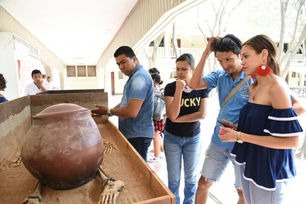 UNIMAGDALENA viaja por el Departamento con Exposición Itinerante Réplicas de Enterramientos Prehispánicos del Caribe Colombiano