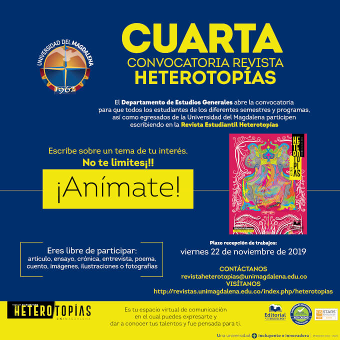 Cuarta Edición Revista Heterotopías.