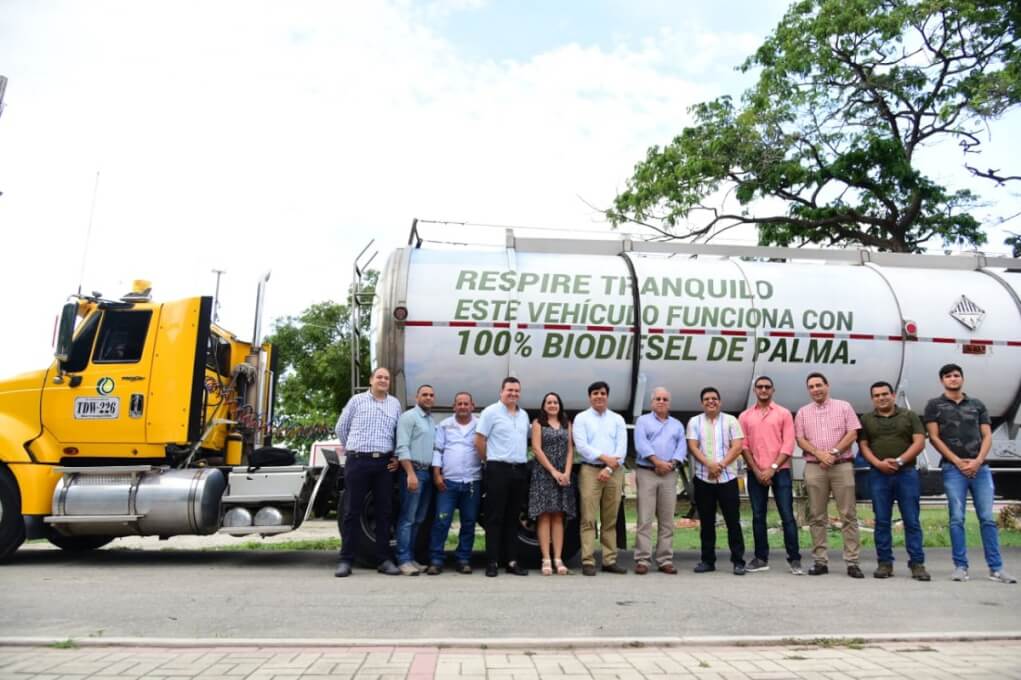 UNIMAGDALENA Y Biocosta presentaron primer tractocamión que funciona 100% con biodiésel de aceite de palma