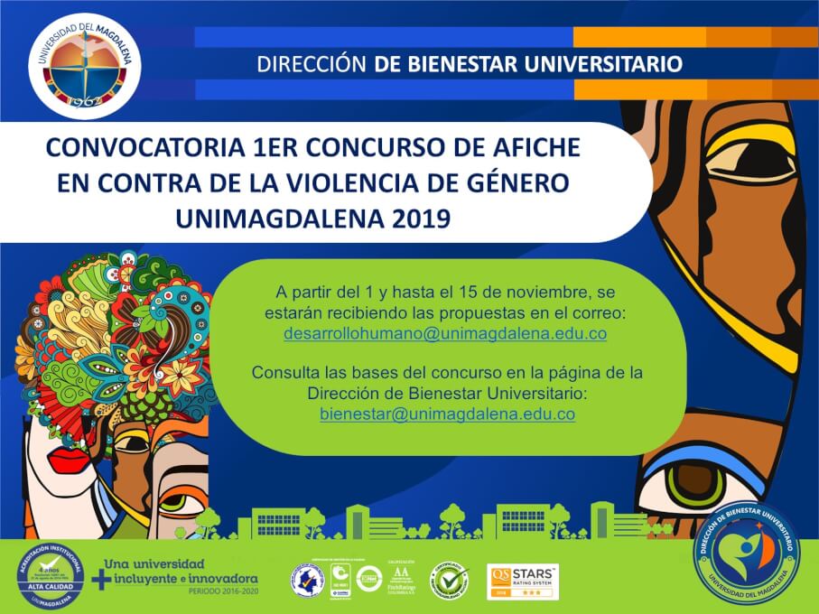 Convocatoria Primer Concurso de Afiche en Contra de la Violencia de Género UNIMAGDALENA 2019