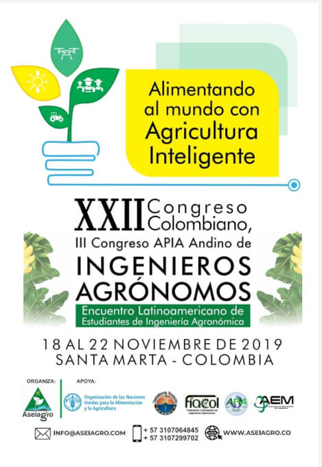 Ingenieros agrónomos de todo el mundo se darán cita en Santa Marta