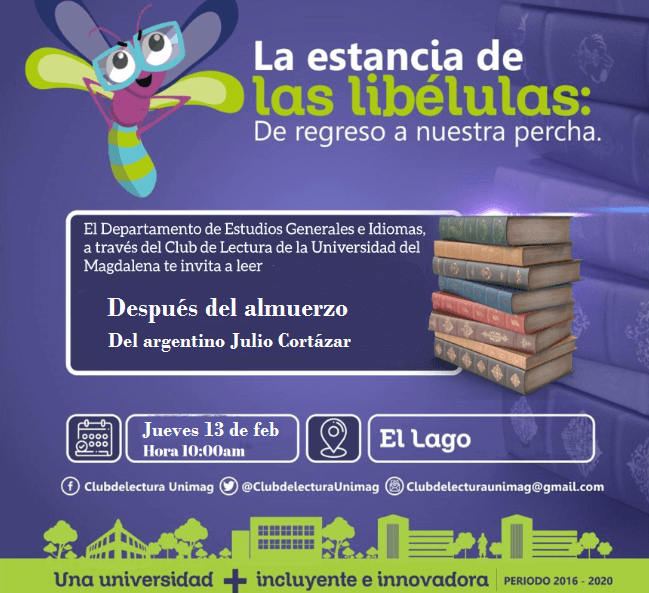 Inicia la temporada 2020-1 del Club del Lectura Multilingüe de la Unimagdalena