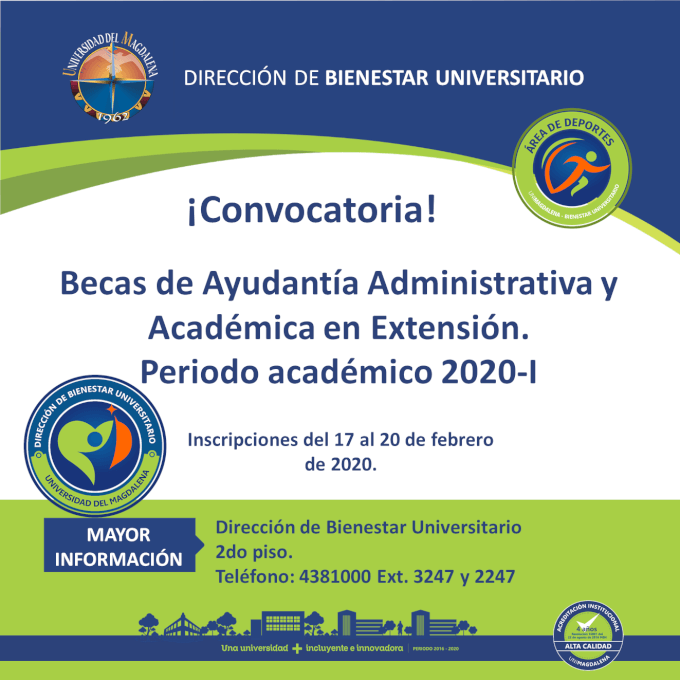 Abierta convocatoria programa Becas de Ayudantías