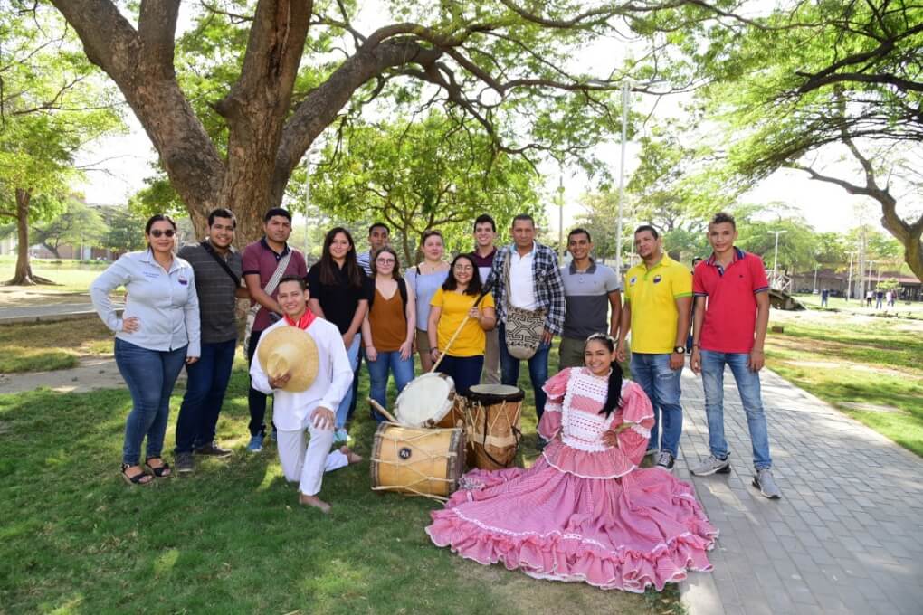 Estudiantes extranjeros internacionalizan el campus de UNIMAGDALENA