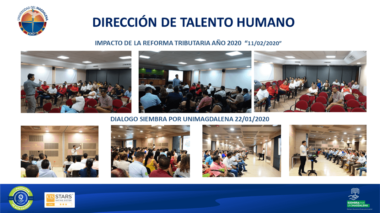 Dialogo Siembra pr UNIMAGDALENA 22/01/2020, Impacto de la reforma tributaria del 2020, 11/02/2020.
