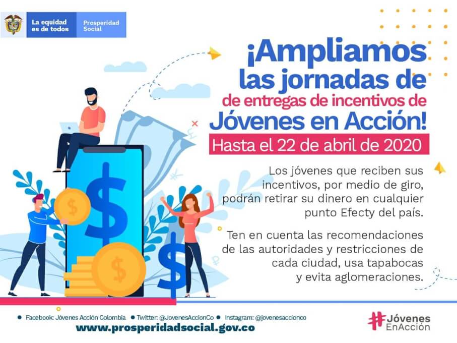 Se extienden las fechas para reclamar incentivos de Jóvenes en Acción
