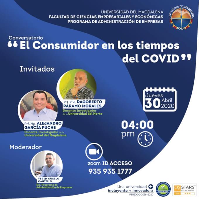 El consumidor en “cuarentena”, tema de análisis durante y después del COVID-19