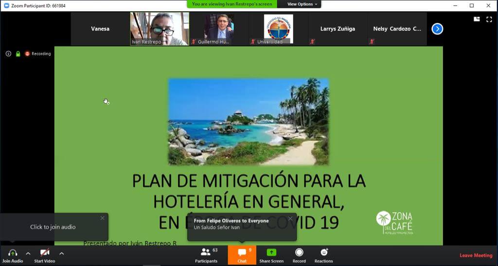 UNIMAGDALENA realiza ciclo de conferencias sobre el turismo en tiempos de pandemia
