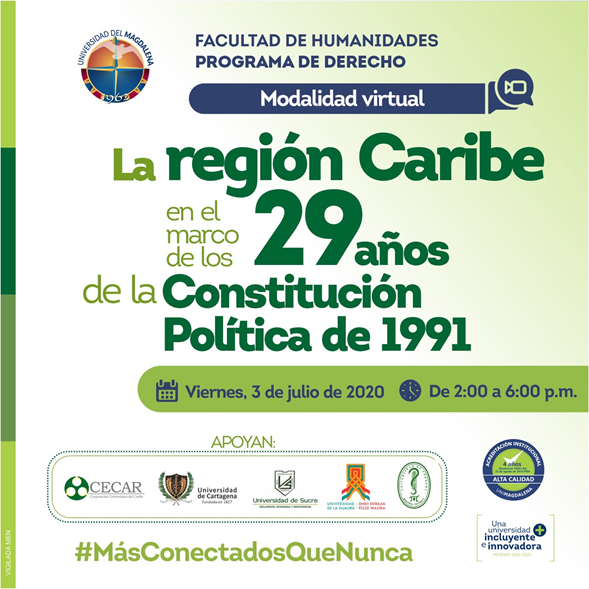 La región caribe en el marco de los 29 años de la Constitución Política de 1991