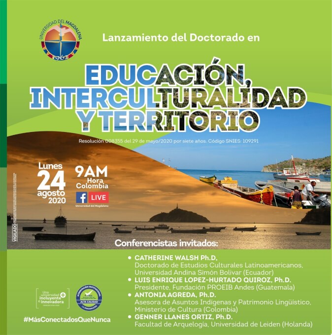 UNIMAGDALENA realizará lanzamiento del Doctorado en Educación, Interculturalidad y Territorio