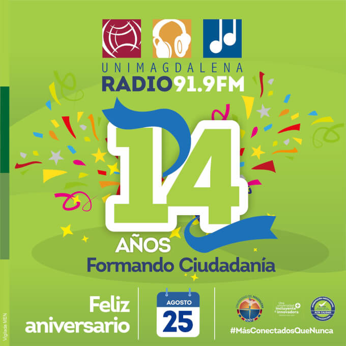 UNIMAGDALENA Radio, celebra 14 años formando ciudadanía