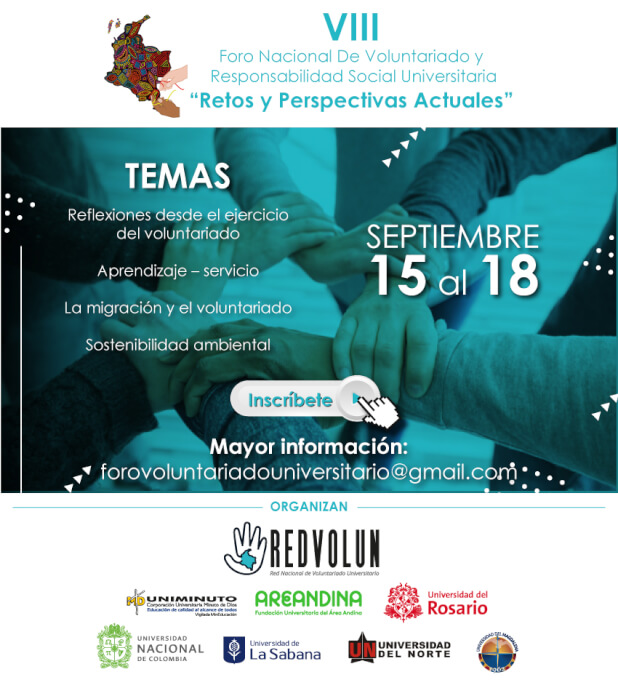 UNIMAGDALENA, organizadora del VIII Foro Nacional de Voluntariado y Responsabilidad Social