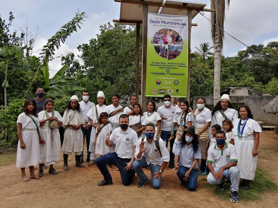 UNIMAGDALENA entregó el Campus Digital Murúnmuke a estudiantes indígenas de la Sierra Nevada de Santa Marta