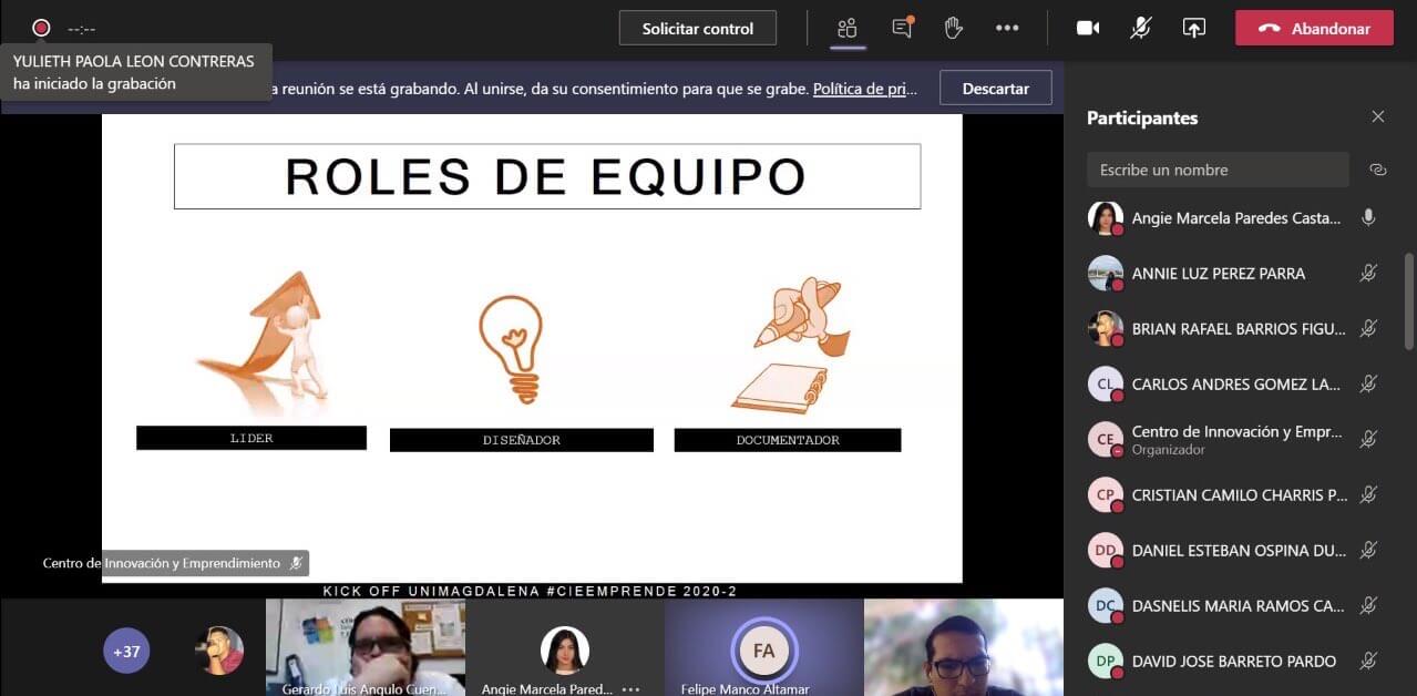 UNIMAGDALENA realizó primera versión virtual de Kick Off