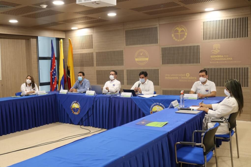 UNIMAGDALENA inició reuniones con pares académicos del CNA para acreditación por alta calidad del Programa de Medicina