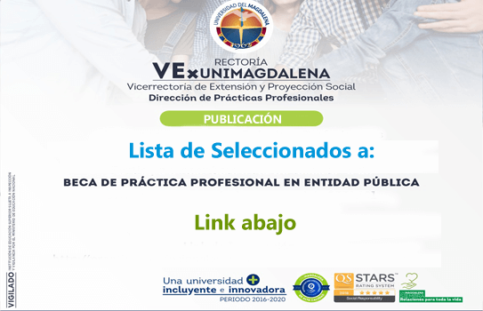 Beca de Práctica en Entidades Públicas