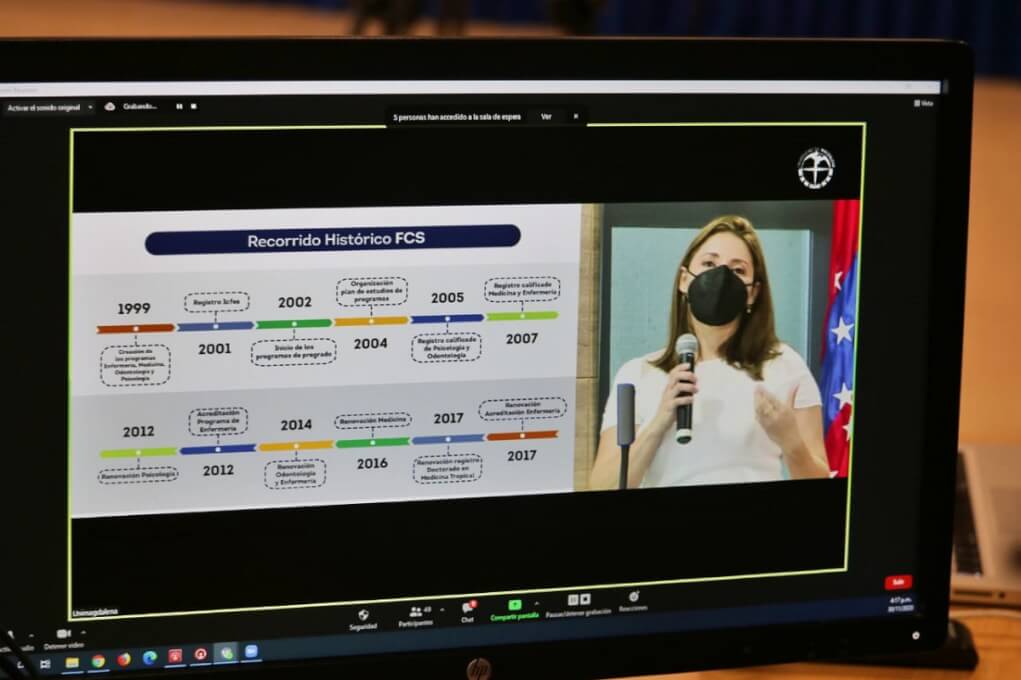 Facultad de Ciencias de la Salud de UNIMAGDALENA expuso logros y avances de la gestión 2016-2020