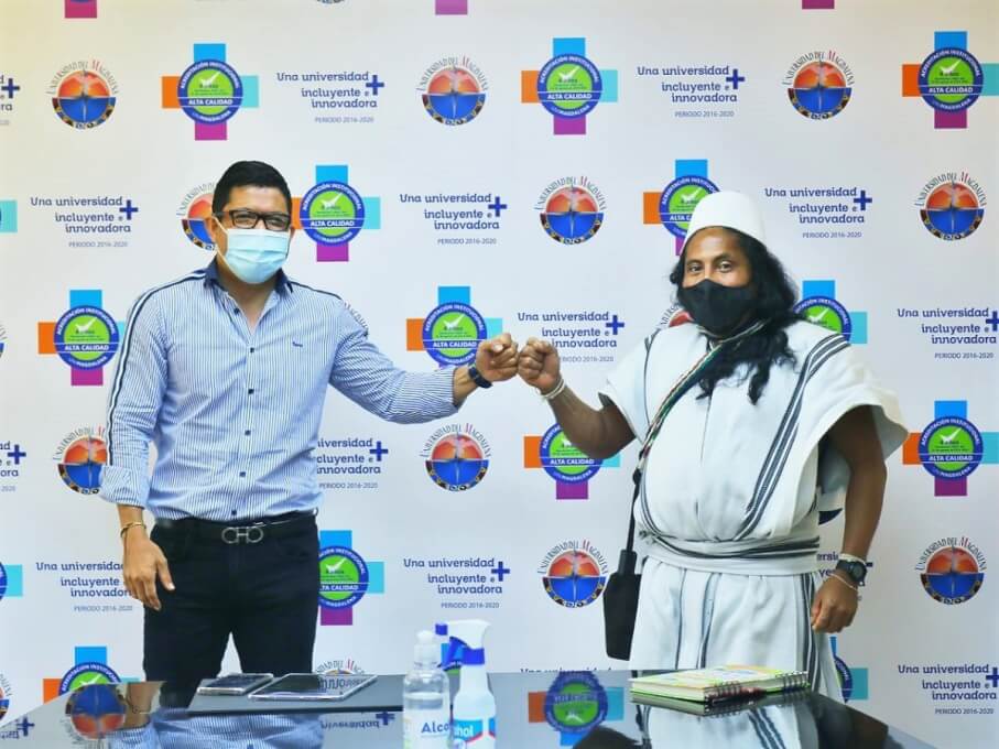 UNIMAGDALENA relanza convenio de cooperación con el Cabildo Arhuaco del Magdalena y La Guajira