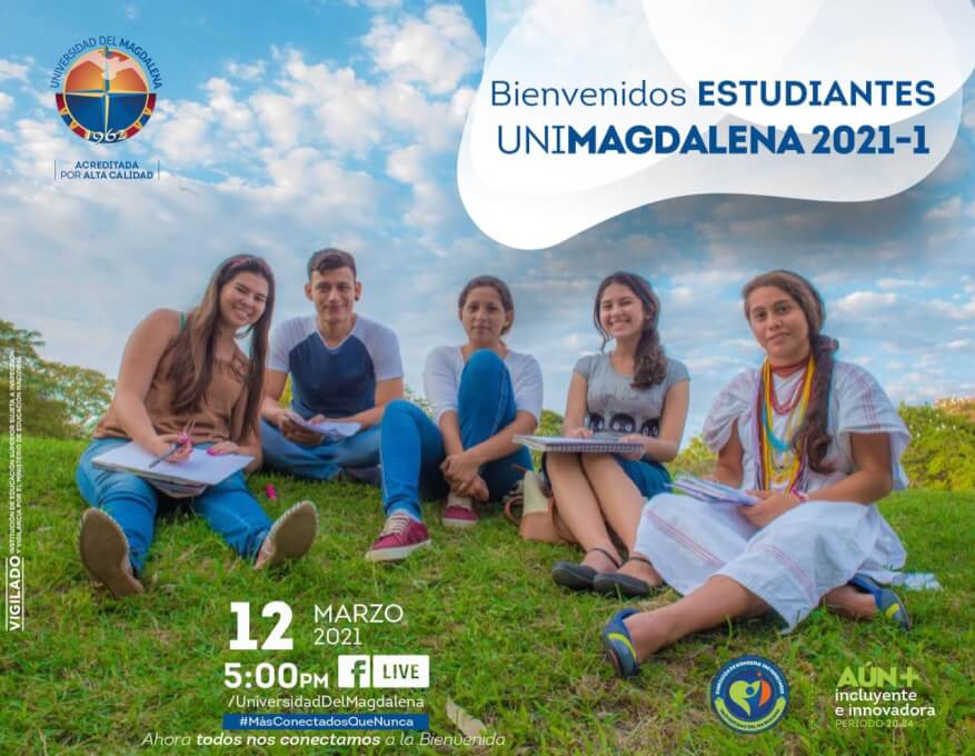 UNIMAGDALENA dará la bienvenida virtual a 1.640 nuevos estudiantes que inician su vida profesional