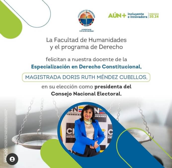Magistrada Doris Ruth Méndez Cubillos.