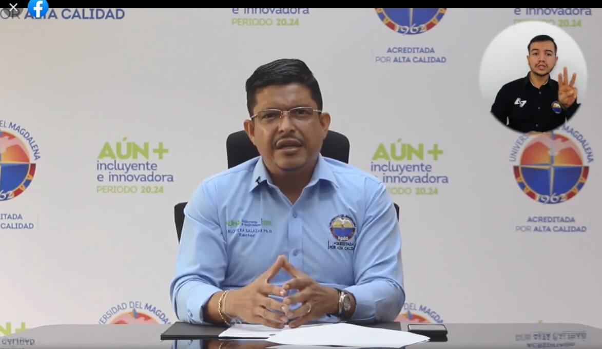 Rector Pablo Vera invitó al Gobernador Caicedo a deponer los resentimientos y a aportar los recursos necesarios para la Matricula Cero