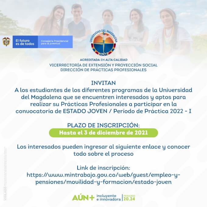 ESTADO JOVEN CONVOCATORIA