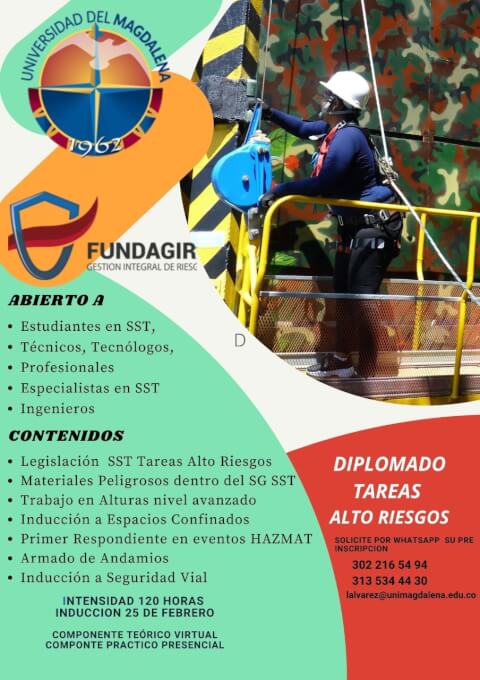 Diplomado Tareas de Alto Riesgo
https://forms.office.com/r/BMyQddF9Yf