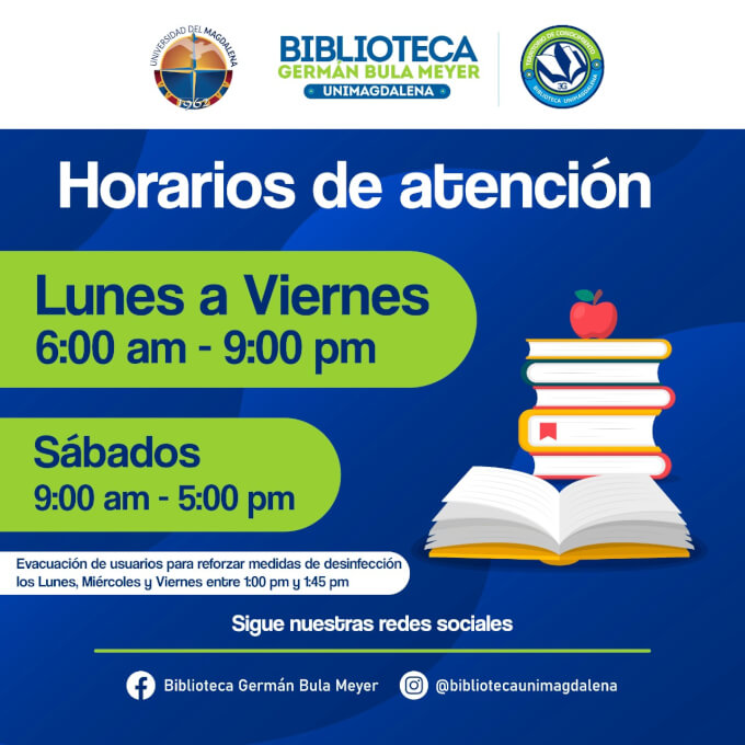 HORARIOS DE ATENCIÓN
