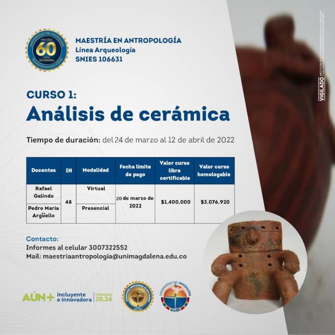 Curso Análisis de cerámica
