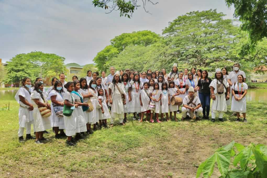 Comunidades indígenas de la Sierra Nevada de Santa Marta presentaron bailes autóctonos