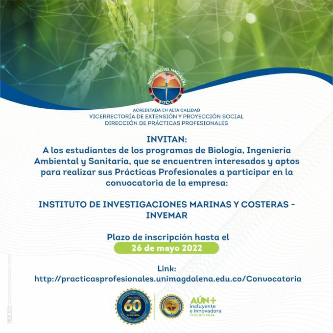 Universidad del magdalena- Dirección de Practicas Profesionales