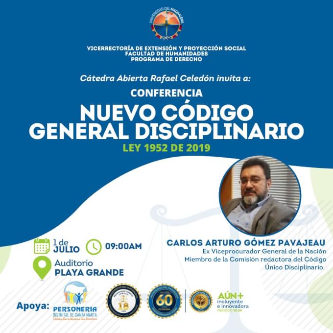 conferencia ‘Nuevo Código General Disciplinario -Ley 1952 de 2019’