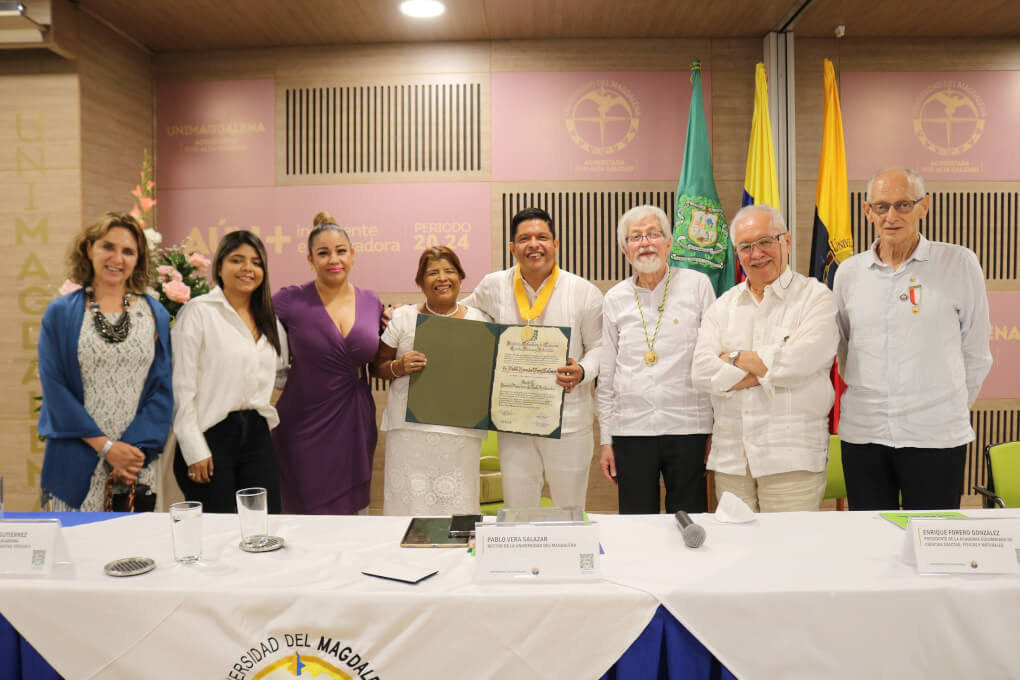 Academia Colombiana de Ciencias agradeció al Rector de UNIMAGDALENA sus esfuerzos por la educación
