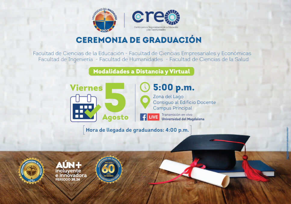 Ceremonia de Graduación de nuestros programas en la modalidad a distancia y virtual